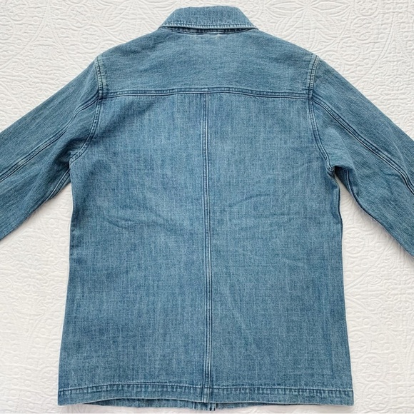 Faherty Women’s Studio Chore Denim Jacket, Indigo‎ - Picture 4 of 7